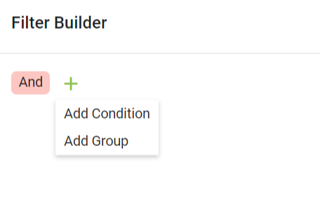filter builder add condition
